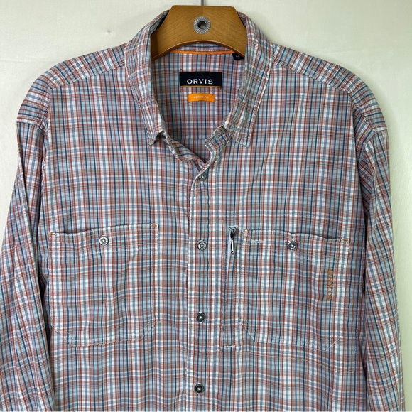 ORVIS Men’s Active Fit Long Sleeve Button Down Shirt Size Medium - Picture 6 of 13